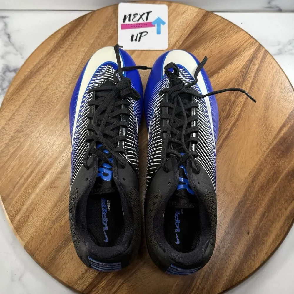 Mens 11-Nike Vapor Speed 2 TD Football Cleats Game Royal Black 833380-414 NEW